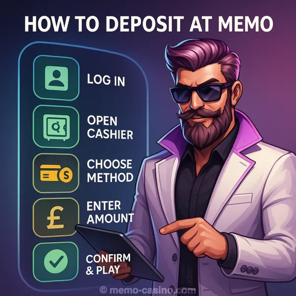 Deposits at Memo Casino