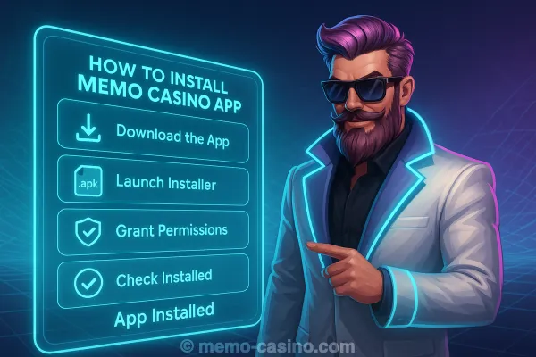 How to Install the Memo Casino App?