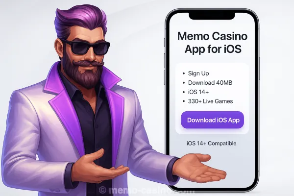Memo Casino App for iOS (iPhone, iPad)
