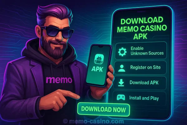 Steps to Download the Memo Casino APK for Android